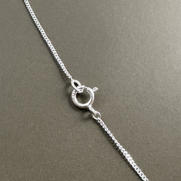 Sterling Silver CZ Moon and Sun Necklace - Picture 6 of 6